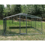 Parc à Poules - Enclos 18m² Ø38mm 6x3x2,25m - Acier Galvanisé