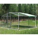 Parc à Poules - Enclos 12m² Ø38mm 4x3x2,25m - Acier Galvanisé