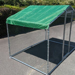Parc à Poules - 6m² Ø38mm 2x3x2,25m - Acier Galvanisé avec bâche