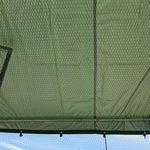 Parc à Poules - 6m² Ø38mm 2x3x2,25m - Acier Galvanisé avec bâche